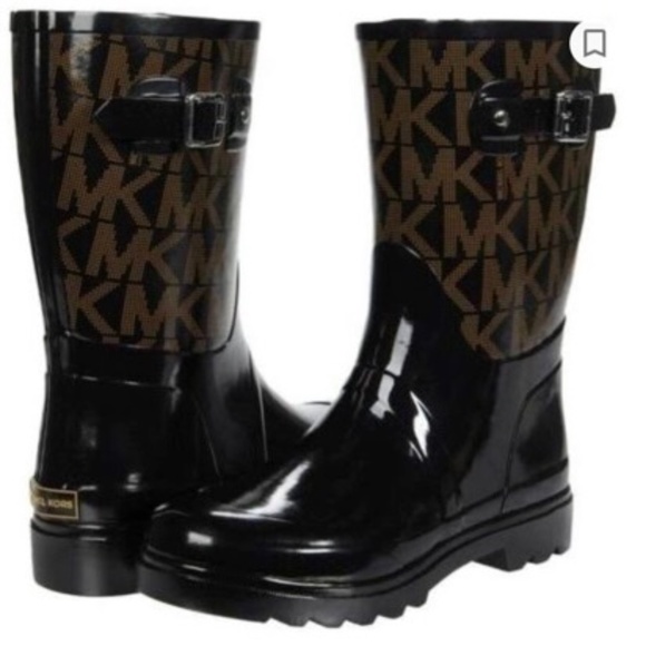 Mk logo rain boots Clearance